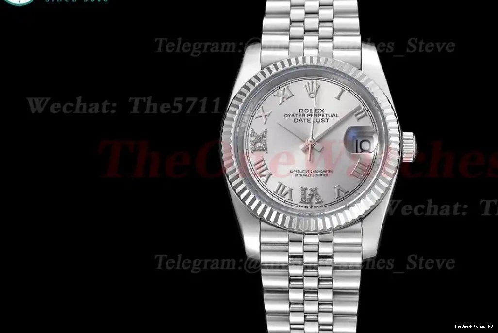 SS Jub 36mm GDF SS Rmn MY8215 126234 Datejust Silver 0701